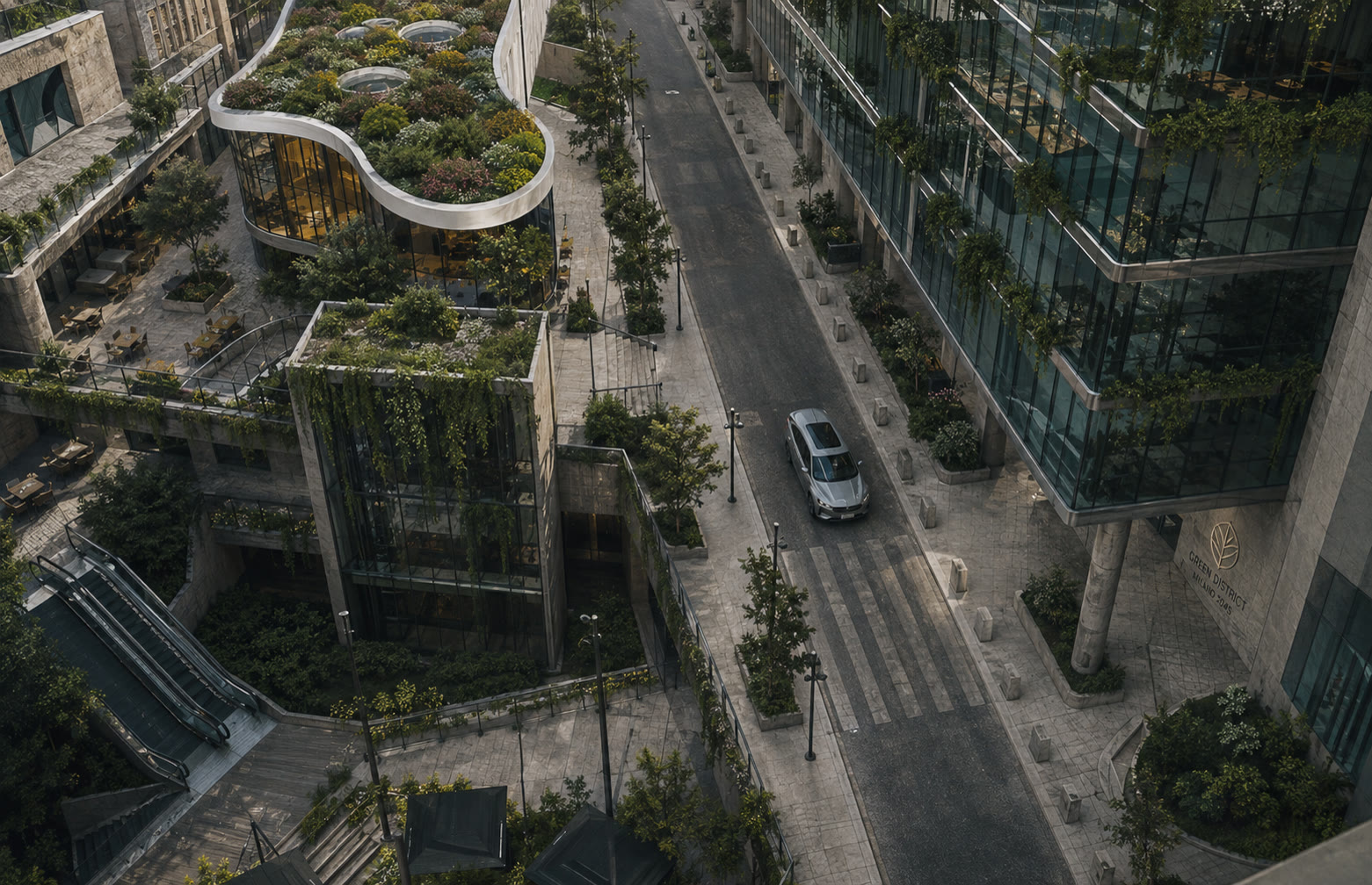 Layer · green city